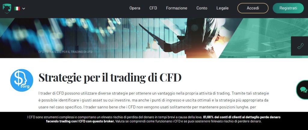 Strategie trading cfd  con investous