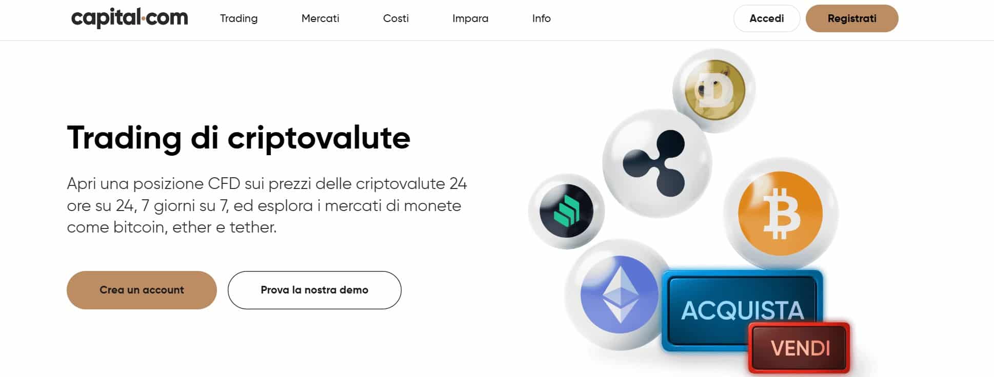 Migliori piattaforme crypto - Capital.com